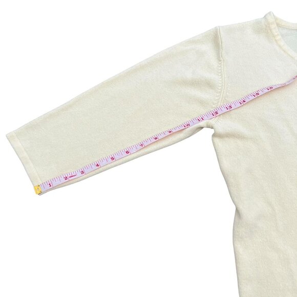 vintage butter yellow three-quarter sleeve top - Picture 5 of 7